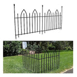 Set of 2 Decorative Garden Fence Panels