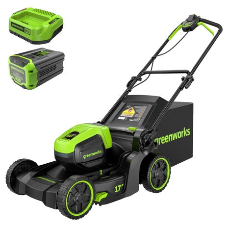 Greenworks 60V 17" Cordless Electric Push Lawn Mower