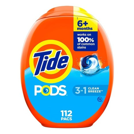 448 Tide PODS 3-in-1 Clean Breeze Laundry Detergent Pacs