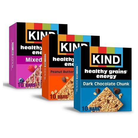 30 KIND Healthy Grains Energy Bars Variety Pack