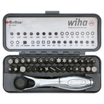 32-Piece Wiha GoBox Bit Set with Mini Ratchet