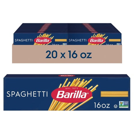 20-Boxes of Barilla Spaghetti Pasta