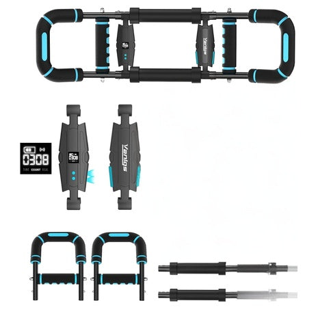 Vlangs Twister Arm/Chest Trainer 5-Level Adjustable W/ LED Display (40-130 Lbs)