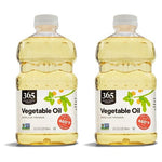 2 Bottles 365 by Whole Foods Vegetable Oil 32oz