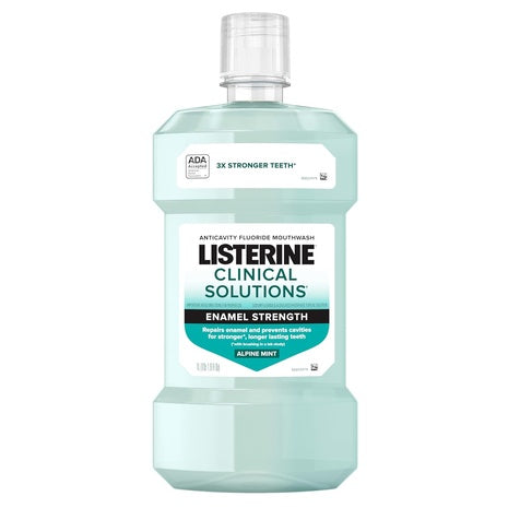1 L Listerine Clinical Solutions Enamel Strength Mint Oral Rinse