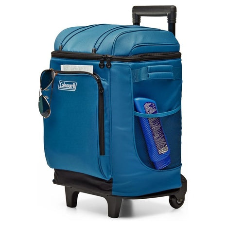 Coleman 42-Can Soft Rolling Cooler with Wheels