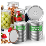 48-Count Eallpha Airtight Mason Jar Canning Lids (24 Regular/ 24 Wide-Mouth)