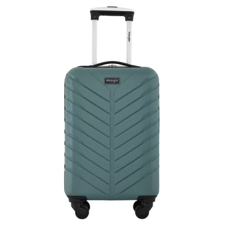 Wrangler 20" Carry-On Rolling Hard Side Spinner Luggage (Green)