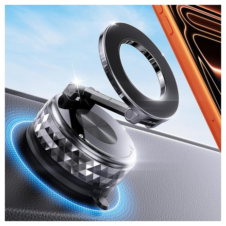 Meifigno Magsafe Suction Mount Metal Car Phone Holder