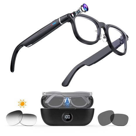 Geryst G1 AI Smart Glasses With Charging Case
