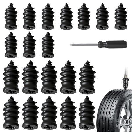 20-Piece Loboout Tire Repair Rubber Nail Kit