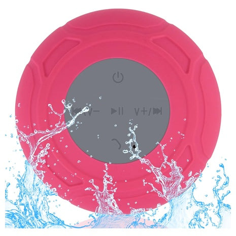 Bluetooth Shower Speaker With Mic & Suction Cup