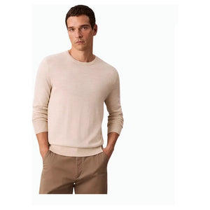 Men's Merino Wool Blend Crewneck Sweater