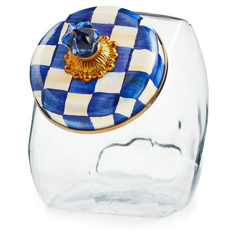 Sweets Jar with Royal Check Lid