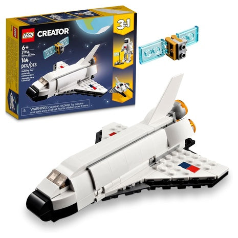 LEGO Creator 3-in-1 Space Shuttle Building Toy Kit