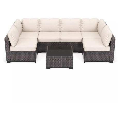Gaomon Shaped Patio Set With Table
