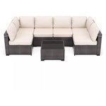 Gaomon Shaped Patio Set With Table