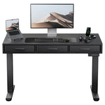 40" X 22" Huanuo Height Adjustable Electric Standing Desk W/ Drawers