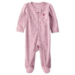 Baby Girl Carter's Strawberry Print Cotton Sleep & Play One-Piece Pajamas