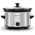 Elite Gourmet 2-Quart Electric Oval Slow Cooker
