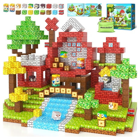 100 Magnetic Building Blocks