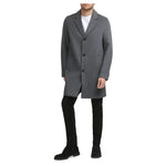 Cole Haan Men's Wool Blend Notch Collar Coat