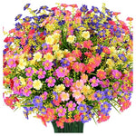 10-Piece UV Resistant Artificial Flowers (Various)