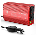 Bestek 300W Power Inverter Car Plug Adapter Outlet