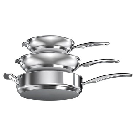 11 Piece Cuisinart Smartnest Stainless Steel Cookware Set