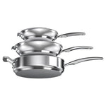 11 Piece Cuisinart Smartnest Stainless Steel Cookware Set