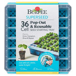 Burpee SuperSeed 36 Cell Reusable Seed Starter Tray