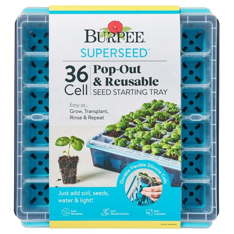 Burpee SuperSeed 36 Cell Reusable Seed Starter Tray
