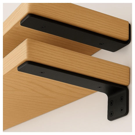 6-Pack 6" Heavy Duty Floating Shelf Brackets