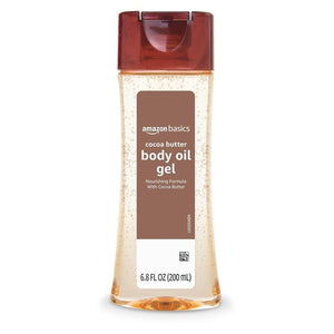 6.8oz Amazon Basics Body Oil Gel w/ Cocoa Butter
