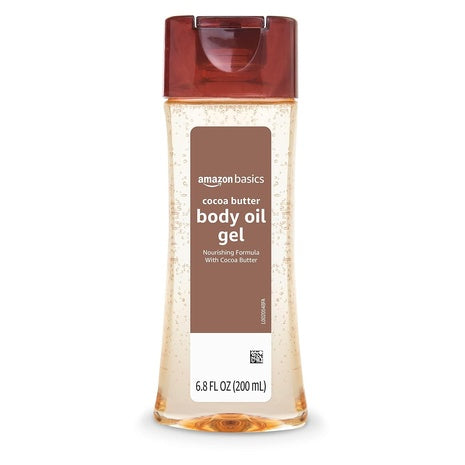 6.8oz Amazon Basics Body Oil Gel w/ Cocoa Butter