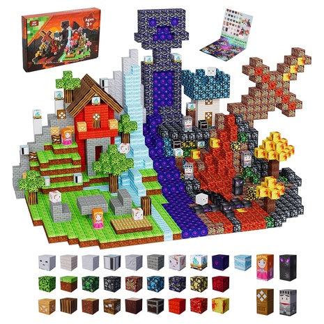 100 Piece Magnetic Building Blocks