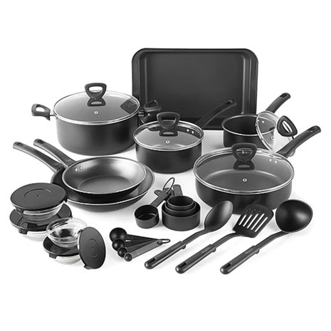 30-Piece Cooks Aluminum Non-Stick Cookware Set