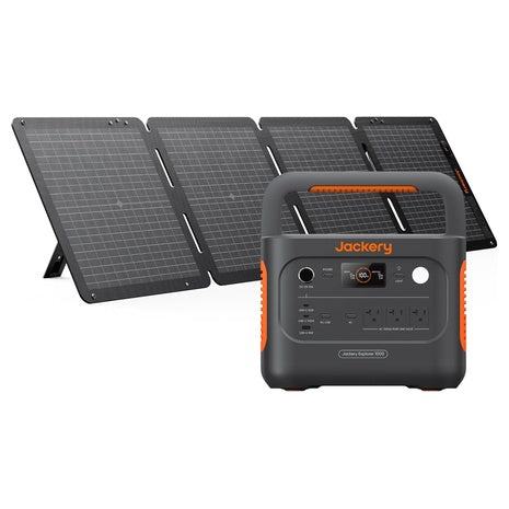 Jackery Explorer 1000 V2 Portable Power Station With 100W Mini Solar Panel