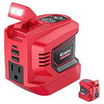 200W Portable Power Inverter Compatible W/ Milwaukee 18V Battery