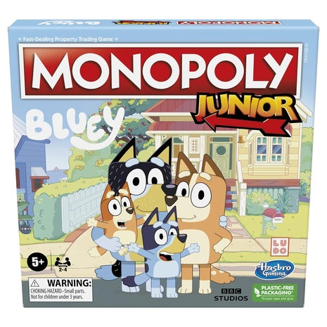 Monopoly Junior Bluey Edition Board Game