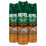 3-Pack Repel Sportsmen Max Insect Repellent Spray (6.5oz)