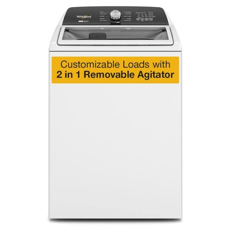 Whirlpool 4.7 - 4.8 Cu. Ft. Top Load Washer W/ 2-in-1 Removable Agitator