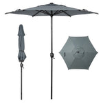 Abba Patio 7.5FT Outdoor Patio Umbrella With Crank Lift