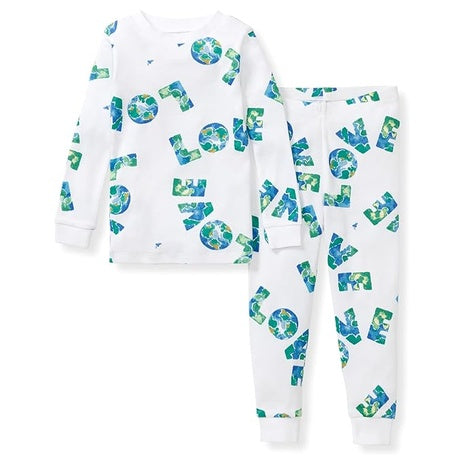 Size 5T Earth Love Print Pajamas