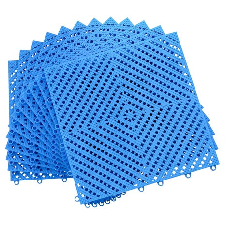 12-Piece Jocoevol 12" X 12" Indoor/Outdoor Self-Drainage Interlocking Floor Tiles