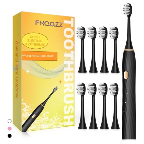 Sonic Electric Toothbrush With 8 Brush Heads