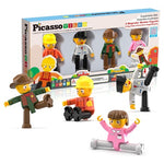 PicassoTiles Magnetic Action Figures Toy Set