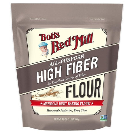 3 Lb Bob’s Red Mill High Fiber All Purpose Flour