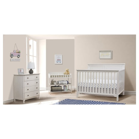 Sorelle Farmhouse Convertible 4 -Piece Nursery Furniture Set