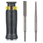3-Piece Klein Tools SDS Chisel Bit Set With Handle